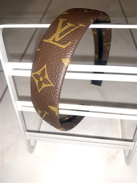 louis vuitton scrunchies price|louis vuitton headband etsy.